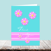 Blue Administrative Professionals Day Card