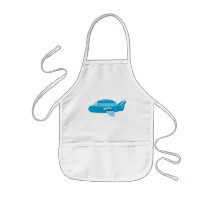 Blue Aeroplane Apron