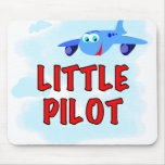 Blue Aeroplane Little Pilot mousepads