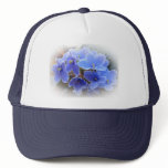 Blue African Violets Mesh Hat