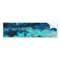 Blue Agate Bumper Stickers