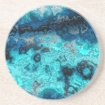 Blue Agate Drink Coaster