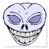 Blue Alien posters