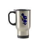 Blue Alien with toy gun! Coffee Mugs