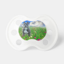 Blue American Pit Bull Terrier, Pikes Peak Baby Pacifier