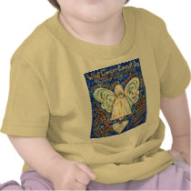 Blue &amp; Gold Cancer Angel - Large