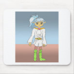 Blue, an Anime Art Gallery Character Mouse Pads