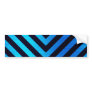 Blue and Black Downward Hazard Stripes
