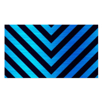 Blue and Black Downward Hazard Stripes