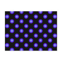 blue and black Kaleidoscope pattern