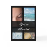 Blue and Black Luxury Spa Resort Theme cards