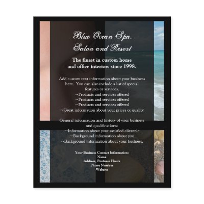 Blue and Black Luxury Spa Resort Theme by cutencomfy