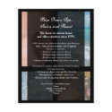 Blue and Black Luxury Spa Resort Theme flyers