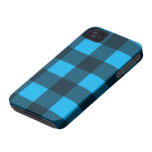 Blue and Black Pattern iPhone 4/4S Case