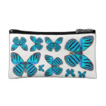 Blue and Black Tiger Stripes Butterfly Bag bagettes bags