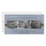 Blue and Brown Baby Announcement Photo Greeting Card