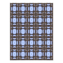 Blue and Brown Kaleidoscope Photograph