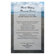 Blue and Brown Sands ~ Beach Wedding