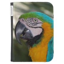 Blue and Gold Macaw Kindle Case