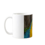 blue and gold macaw parrot coffee mug