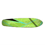 Blue and Green Graphic Skateboard Decks
