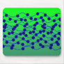 Blue and Green Mouse Pad