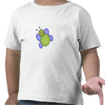 Blue and Green Smiling Bug T Shirt
