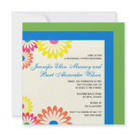 Blue and Green - Wedding Rehearsal Dinner invites