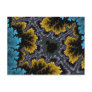 Blue and Orange Coral Postcard