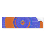 Blue and Orange Vortex bumper stickers