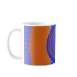 Blue and Orange Vortex Mugs