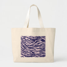 blue and pink zebra canvas bags