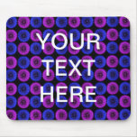 Blue and Purple Dandelions Mousepad