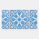 Blue and White Delft Cornflower Sticker