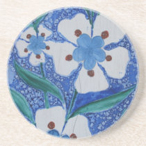 Blue and White Ottoman Ceramics - 18th century Beverage Coasters