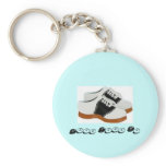 Blue and White Saddle Shoes-Days Gone By keychains