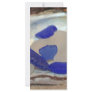 Blue And White Seaglass Personalized Rack Card
