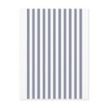 Blue and White Stripes postcards