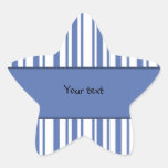 blue and white stripes stickers