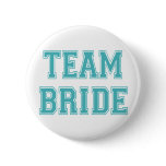 Blue and White Team Bride Pin