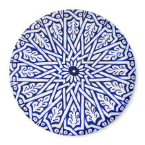Blue and White Turkish Tile Pattern Magnet