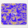 Blue and Yellow design - Personalize Mousepad