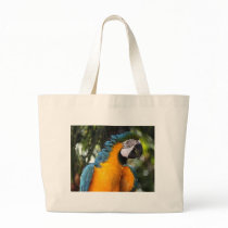 Blue and Yellow Macaw Tote Bags