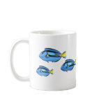 Blue and Yellow Tropical Fish Mugs