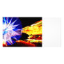BLue and Yellow Zoomed Fair Rides Photo Card Template