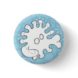 blue anemone button