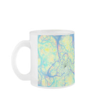 Blue Angel – Cosmic Azure & Lemon Coffee Mugs
