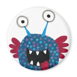 Blue Angel Monster magnet