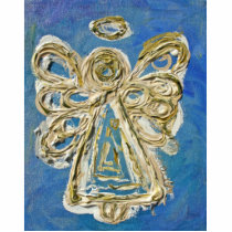 Blue Angel Ornament Photo Sculptures