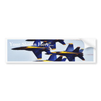 Blue Angels Aeroplanes Bumper Stickers